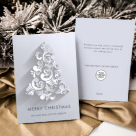 Ornament Julgran Corporate Hälsning Julkort