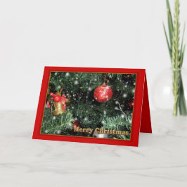 Ornament julgran helgkort