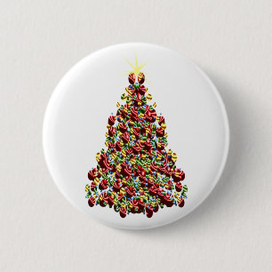 Ornament Julgran Knapp