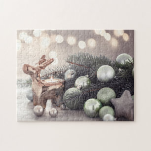 Ornament julgran pussel