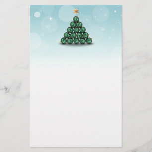 Ornament Julgran - Stationär letterhead