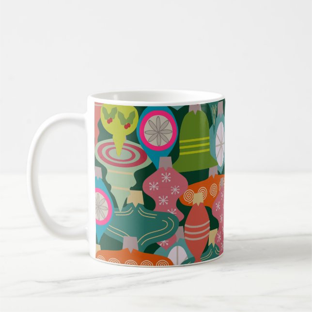 Ornament Jumble Coffee Mugg (Vänster)