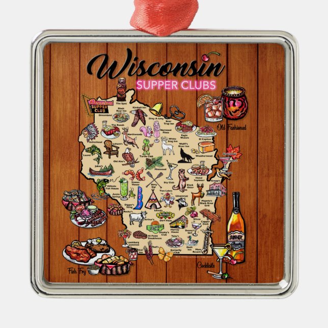 Ornament - Klubb för Wisconsin Supper (Framsidan)