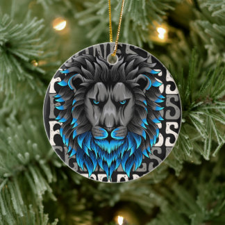 Ornament lejona mönster är positivt