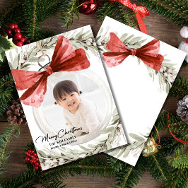 Ornament med andedräkt för andning Fotojul Julkort