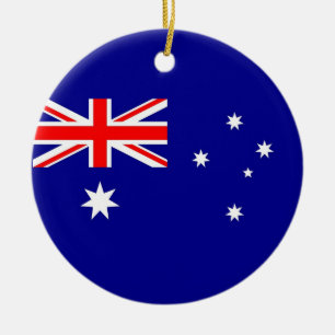 Ornament med Australiens flagga