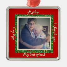 Ornament med familj, Mor jul Ornament