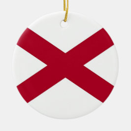 Ornament med flagga Alabama