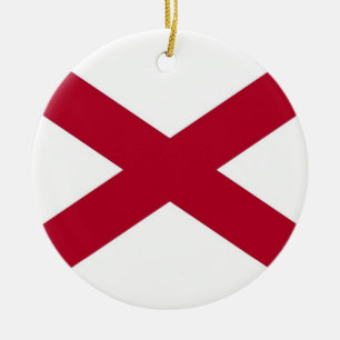 Ornament med flagga Alabama