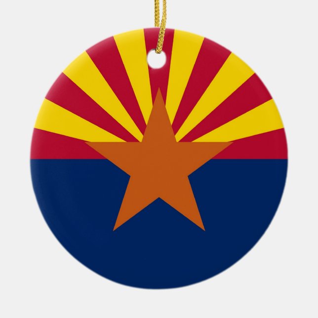 Ornament med flagga Arizona (Framsidan)