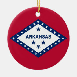 Ornament med flagga Arkansas