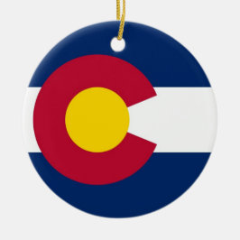Ornament med flagga av Colorado