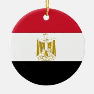 Ornament med flagga av Egypten