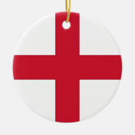 Ornament med flagga av England