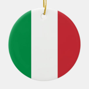 Ornament med flagga av Italien