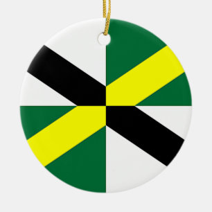 Ornament med flagga av Monterey, Kalifornien, USA