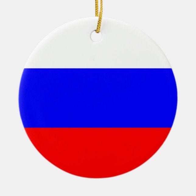 Ornament med flagga av Ryssland (Framsidan)