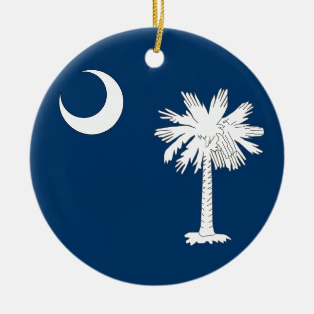 Ornament med flagga av South Carolina (Framsidan)