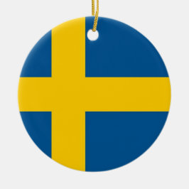 Ornament med flagga av Sverige