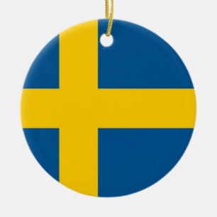 Ornament med flagga av Sverige