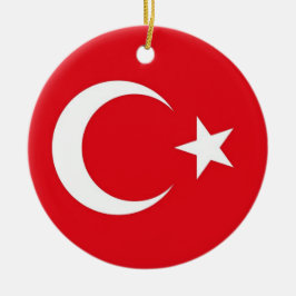 Ornament med flagga av Turkiet