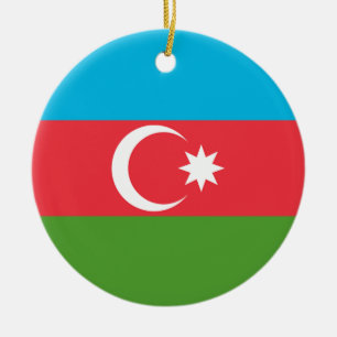 Ornament med flagga Azerbajdzjan