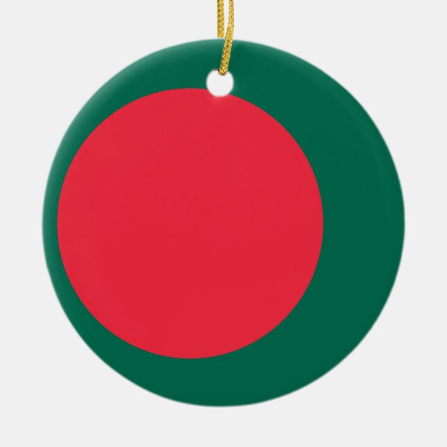 Ornament med flagga Bangladesh (Framsidan)
