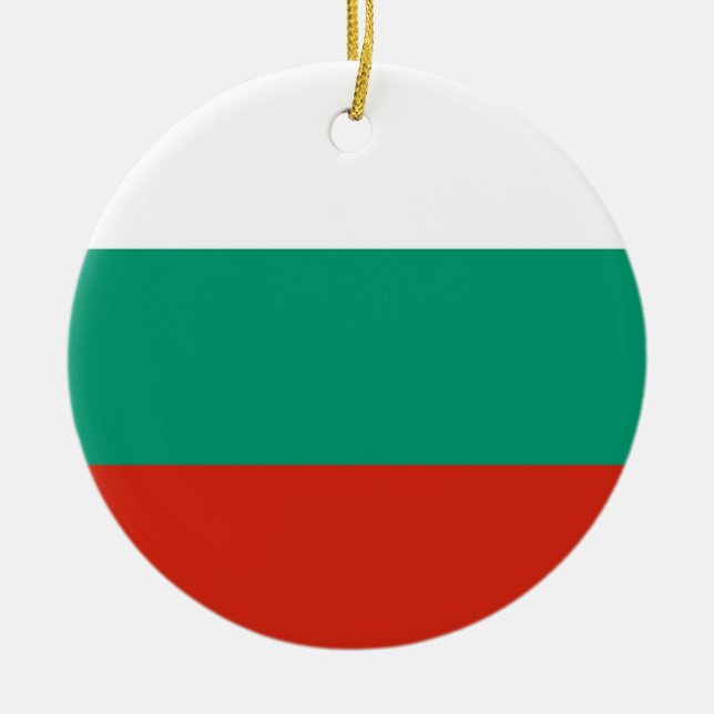 Ornament med flagga Bulgarien (Framsidan)