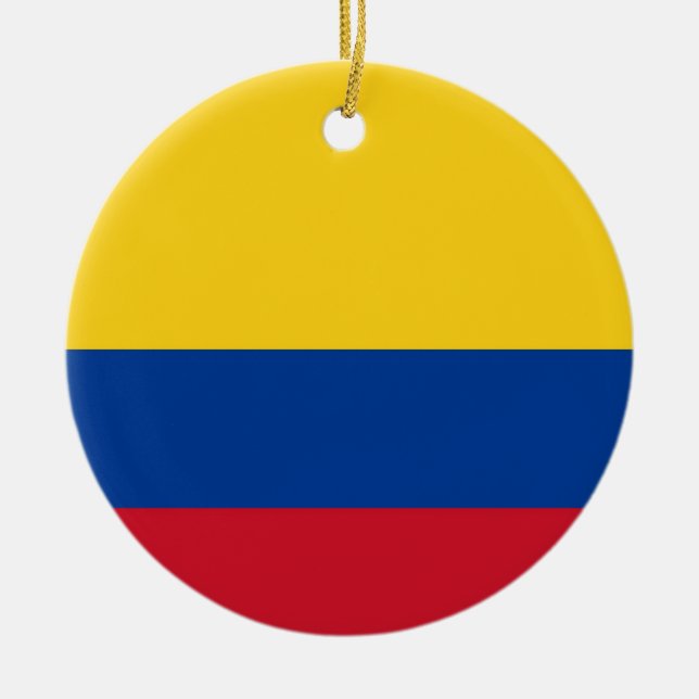 Ornament med flagga Colombia (Framsidan)