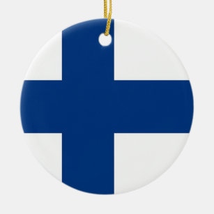 Ornament med flagga Finland