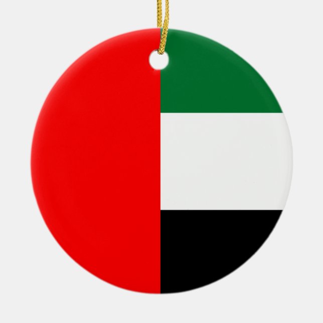 Ornament med flagga Förenade Arabemiraten (Framsidan)