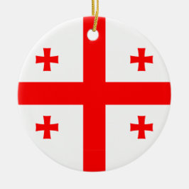 Ornament med flagga Georgien