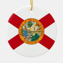 Ornament med flagga i Florida
