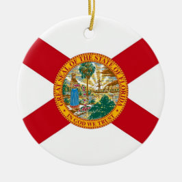 Ornament med flagga i Florida