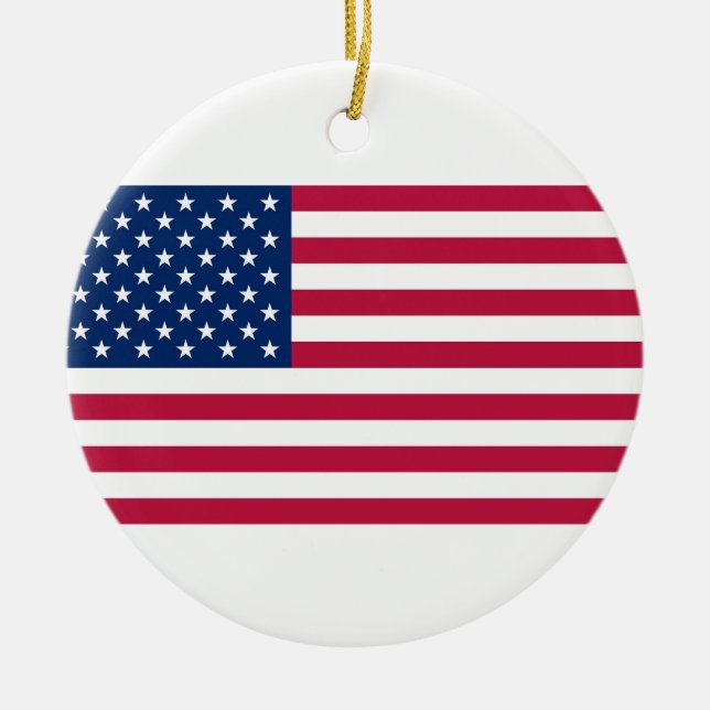 Ornament med flagga i United Stater (Framsidan)
