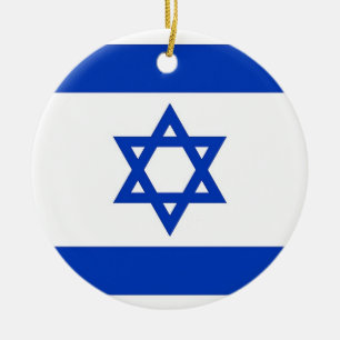 Ornament med flagga Israel