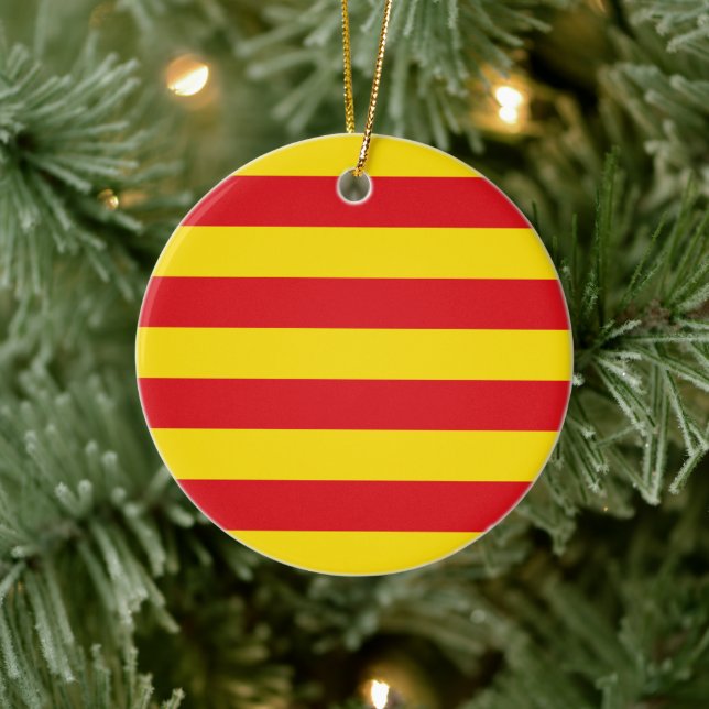 Ornament med flagga Katalonien (Träd)