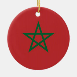 Ornament med flagga Marocko