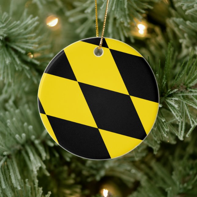 Ornament med flagga München, Tyskland (Träd)