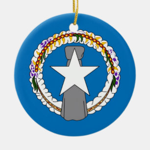 Ornament med flagga Nordmarianerna