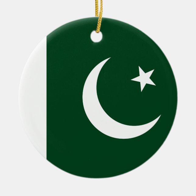Ornament med flagga Pakistan (Framsidan)