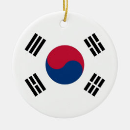 Ornament med flagga Sydkorea