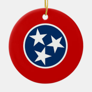 Ornament med flagga Tennessee