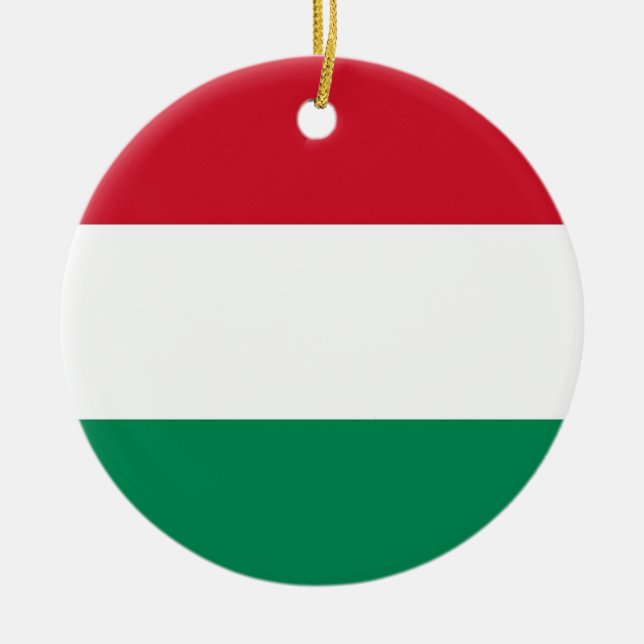 Ornament med flagga Ungern (Framsidan)