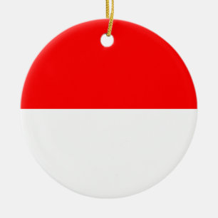 Ornament med Indonesien flagga