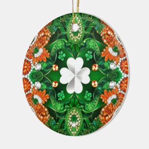 Ornament med Irlands Färg Design