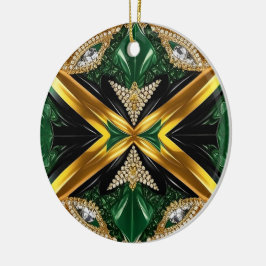 Ornament med Jamaican Färg Design