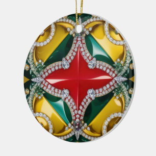 Ornament med Los Angeles Färg Design