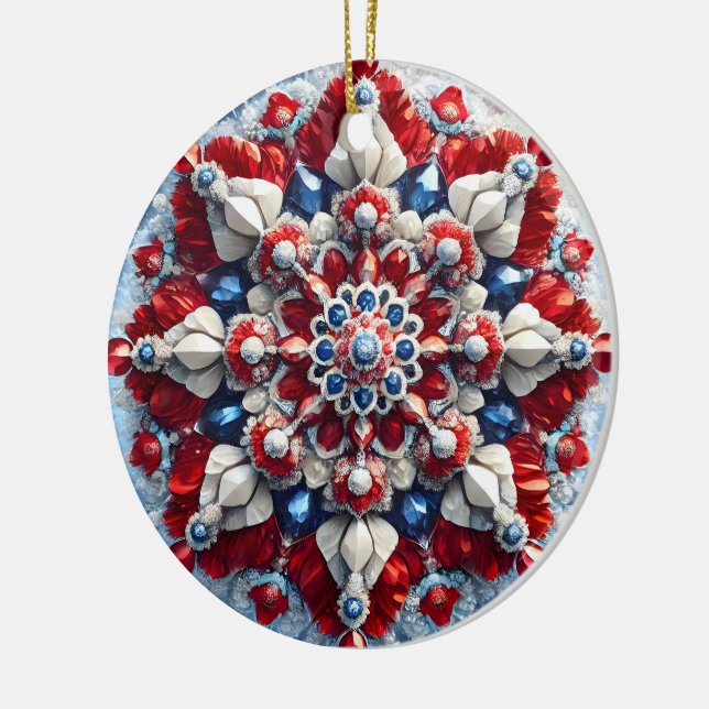 Ornament med Norge Färg Design (Vänster)