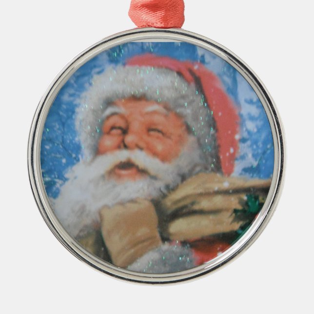 Ornament med tomten (Framsidan)